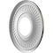 Ekena Millwork Berkshire PVC Medallion (Canopies up to 4 1/2"), 10"OD x 3 1/2"ID x 3/4"P, Metallic Dark Bronze CMP10BECDB - alternate 2